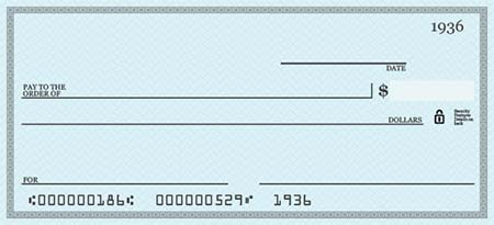 Pay with a Personal Chack - Professional Piano Service, Los Angeles, CA